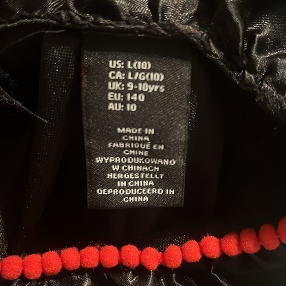 Hallow’s Eve Girls Black/Red Day of The Dead Tulled Dress Halloween Costume |NEW - Picture 9 of 9